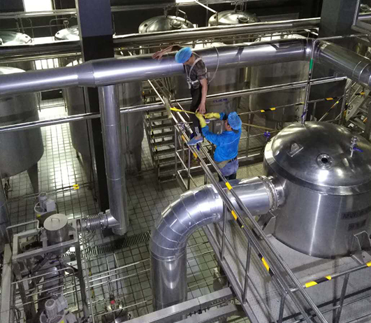 东阿阿胶熬胶车间清洁(图1)