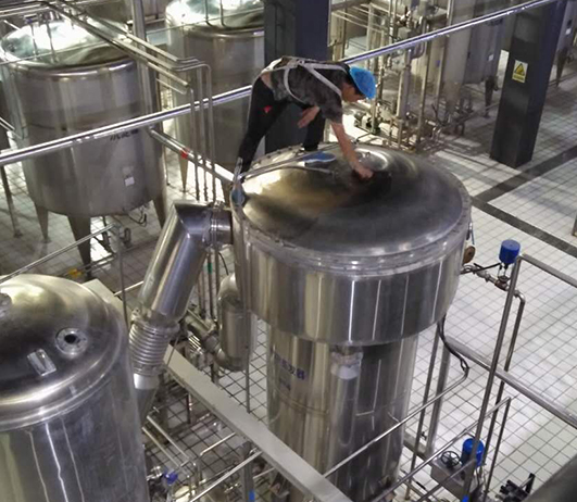 东阿阿胶熬胶车间清洁(图2)